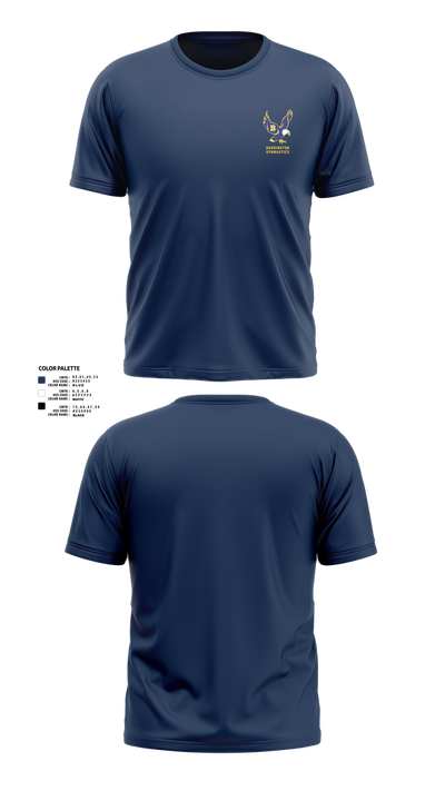 Barrington High School Gymnastics 6144044 Short Sleeve Performance Shirt - 22