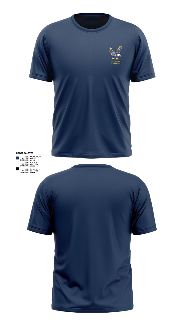 Short Sleeve Performance Shirt, Barrington High School Gymnastics, Spirit Store, Teamtime, Team time, sublimation, custom sports apparel, team uniforms, spirit wear, spiritwear, sports uniforms, custom shirts, team store, custom team store, fundraiser sports, apparel fundraiser