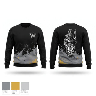 Crew Neck Sweatshirt, Warriors lair, , Teamtime, Team time, sublimation, custom sports apparel, team uniforms, spirit wear, spiritwear, sports uniforms, custom shirts, team store, custom team store, fundraiser sports, apparel fundraiser