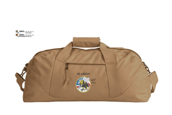 Duffle Bag, Seabees, Navy, Teamtime, Team time, sublimation, custom sports apparel, team uniforms, spirit wear, spiritwear, sports uniforms, custom shirts, team store, custom team store, fundraiser sports, apparel fundraiser