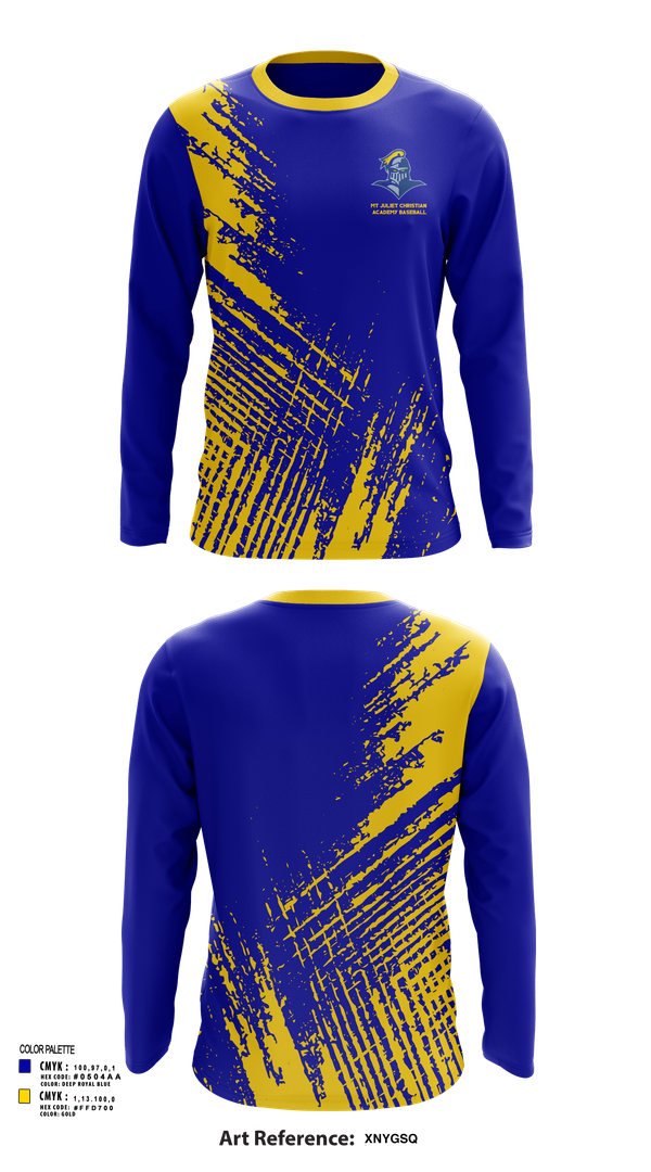 Long Sleeve Performance Shirt, Mt Juliet Christian Academy Baseball, Baseball, Teamtime, Team time, sublimation, custom sports apparel, team uniforms, spirit wear, spiritwear, sports uniforms, custom shirts, team store, custom team store, fundraiser sports, apparel fundraiser