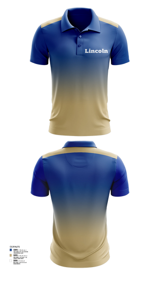 Short Sleeve Performance Polo, Lincoln, Baseball, Teamtime, Team time, sublimation, custom sports apparel, team uniforms, spirit wear, spiritwear, sports uniforms, custom shirts, team store, custom team store, fundraiser sports, apparel fundraiser