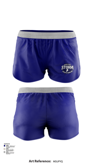 Womens Shorts, Horizon Storm, Cheer, Teamtime, Team time, sublimation, custom sports apparel, team uniforms, spirit wear, spiritwear, sports uniforms, custom shirts, team store, custom team store, fundraiser sports, apparel fundraiser