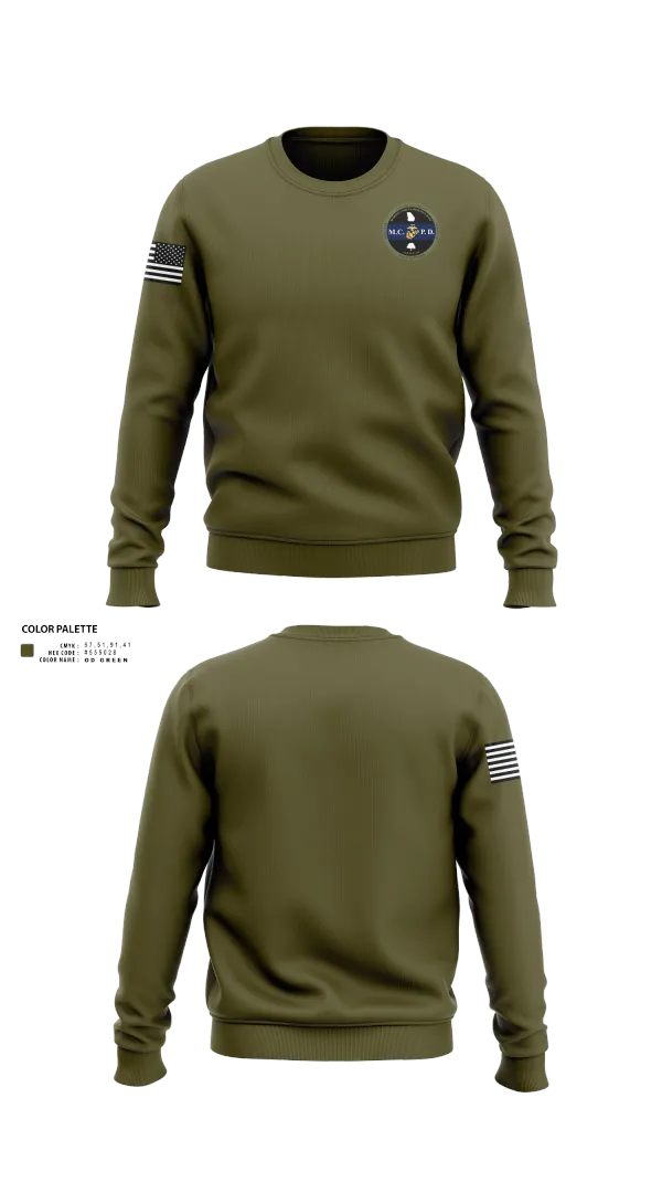 Crew Neck Sweatshirt, MCPD Albany, , Teamtime, Team time, sublimation, custom sports apparel, team uniforms, spirit wear, spiritwear, sports uniforms, custom shirts, team store, custom team store, fundraiser sports, apparel fundraiser