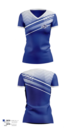 Womens Short Sleeve Vneck Shirt, Jessieville Lions Golf, Golf, Teamtime, Team time, sublimation, custom sports apparel, team uniforms, spirit wear, spiritwear, sports uniforms, custom shirts, team store, custom team store, fundraiser sports, apparel fundraiser