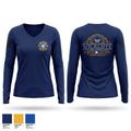 WICKLIFFE CITY FIRE DEPARTMENT Women's Long Sleeve V-neck Shirt - 1