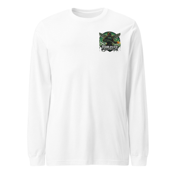 Fearless Fly Auto Detailing &Power Washing 44092363 Unisex Long Sleeve Tee | Bella + Canvas 3501