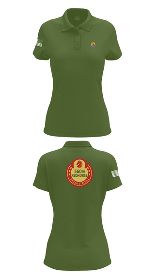 Womens Short Sleeve Performance Polo, 560th Redhorse Unit, , Teamtime, Team time, sublimation, custom sports apparel, team uniforms, spirit wear, spiritwear, sports uniforms, custom shirts, team store, custom team store, fundraiser sports, apparel fundraiser
