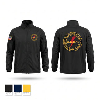 Windbreaker, CERT, Police, Teamtime, Team time, sublimation, custom sports apparel, team uniforms, spirit wear, spiritwear, sports uniforms, custom shirts, team store, custom team store, fundraiser sports, apparel fundraiser