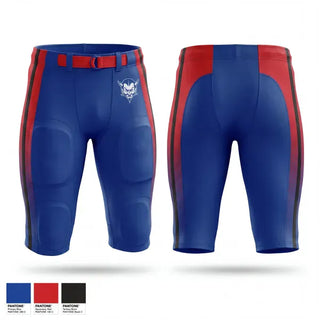 Football Pants, Dover Academy Blue Devils, , Teamtime, Team time, sublimation, custom sports apparel, team uniforms, spirit wear, spiritwear, sports uniforms, custom shirts, team store, custom team store, fundraiser sports, apparel fundraiser