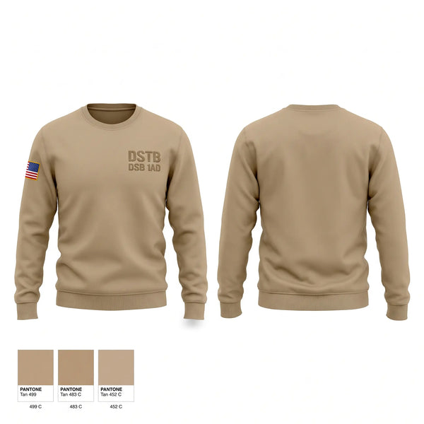 Crew Neck Sweatshirt, DSTB, DSB, 1AD, Army, Teamtime, Team time, sublimation, custom sports apparel, team uniforms, spirit wear, spiritwear, sports uniforms, custom shirts, team store, custom team store, fundraiser sports, apparel fundraiser