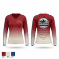 Wausau supply company 56194548 Women's Long Sleeve V-neck Shirt - 1