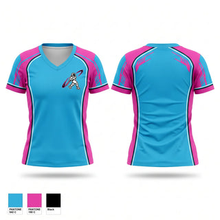 Womens Short Sleeve Vneck Shirt, LA GRiND, Baseball, Teamtime, Team time, sublimation, custom sports apparel, team uniforms, spirit wear, spiritwear, sports uniforms, custom shirts, team store, custom team store, fundraiser sports, apparel fundraiser