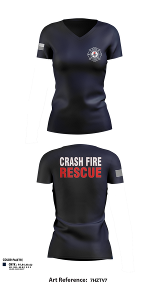 Womens Short Sleeve Vneck Shirt, Inteligencia San Juan, Fire Department, Teamtime, Team time, sublimation, custom sports apparel, team uniforms, spirit wear, spiritwear, sports uniforms, custom shirts, team store, custom team store, fundraiser sports, apparel fundraiser
