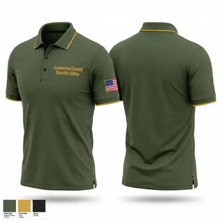 Short Sleeve Performance Polo, Jessamine County Sheriff’s Office, Police, Teamtime, Team time, sublimation, custom sports apparel, team uniforms, spirit wear, spiritwear, sports uniforms, custom shirts, team store, custom team store, fundraiser sports, apparel fundraiser