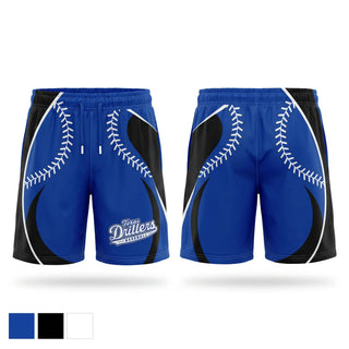 Athletic Shorts With Pockets, Texas Drillers, Baseball, Teamtime, Team time, sublimation, custom sports apparel, team uniforms, spirit wear, spiritwear, sports uniforms, custom shirts, team store, custom team store, fundraiser sports, apparel fundraiser