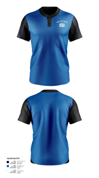 Two Button Softball Jersey, West Side Youth, Wrestling, Teamtime, Team time, sublimation, custom sports apparel, team uniforms, spirit wear, spiritwear, sports uniforms, custom shirts, team store, custom team store, fundraiser sports, apparel fundraiser