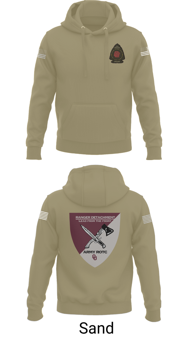 Hoodie, FY 25-26 OU RC, Army, Teamtime, Team time, sublimation, custom sports apparel, team uniforms, spirit wear, spiritwear, sports uniforms, custom shirts, team store, custom team store, fundraiser sports, apparel fundraiser