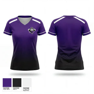 Womens Short Sleeve Vneck Shirt, Missoula Bandits, Baseball, Teamtime, Team time, sublimation, custom sports apparel, team uniforms, spirit wear, spiritwear, sports uniforms, custom shirts, team store, custom team store, fundraiser sports, apparel fundraiser