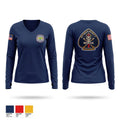 Rotterdam Fire District #2 Women's Long Sleeve V-neck Shirt - 1