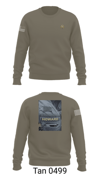 Crew Neck Sweatshirt, Creek County Sheriff, Police, Teamtime, Team time, sublimation, custom sports apparel, team uniforms, spirit wear, spiritwear, sports uniforms, custom shirts, team store, custom team store, fundraiser sports, apparel fundraiser