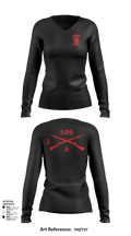 Able Company, 3-509 IN (ABN) 74952132 Women's Long Sleeve V-neck Shirt - 4