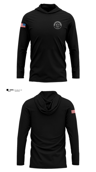 Long Sleeve hooded sunshirt, Nicholasville Police Department Crisis Negotiations Team, Police, Teamtime, Team time, sublimation, custom sports apparel, team uniforms, spirit wear, spiritwear, sports uniforms, custom shirts, team store, custom team store, fundraiser sports, apparel fundraiser