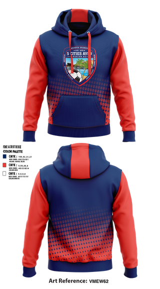 Hoodie, Ayso Region 83 - Five Cities, Men's Soccer, Teamtime, Team time, sublimation, custom sports apparel, team uniforms, spirit wear, spiritwear, sports uniforms, custom shirts, team store, custom team store, fundraiser sports, apparel fundraiser