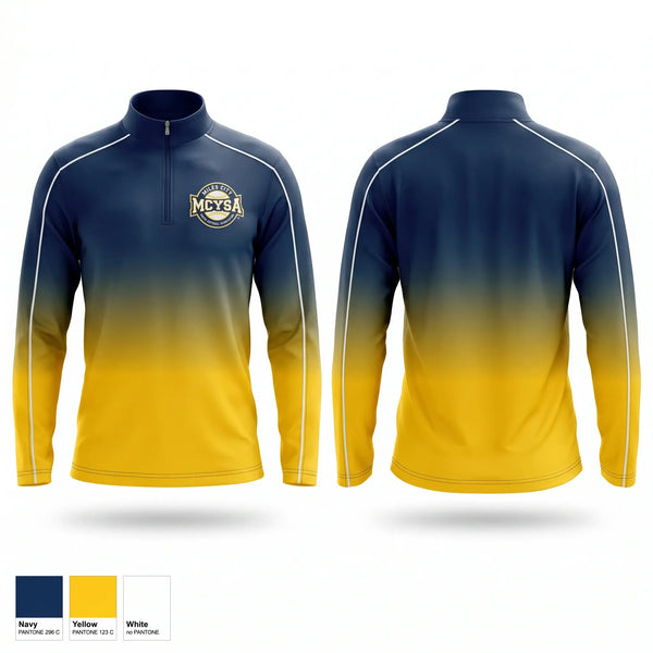 Quarter Zip Jacket, Miles City Youth Softball, Softball, Teamtime, Team time, sublimation, custom sports apparel, team uniforms, spirit wear, spiritwear, sports uniforms, custom shirts, team store, custom team store, fundraiser sports, apparel fundraiser