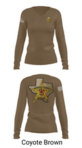 Hudspeth county sheriff office 47128359 Women's Long Sleeve V-neck Shirt - 16