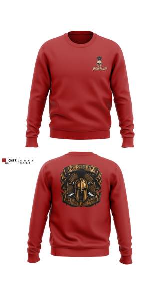 Crew Neck Sweatshirt, HHC, 525th MP BN, Army, Teamtime, Team time, sublimation, custom sports apparel, team uniforms, spirit wear, spiritwear, sports uniforms, custom shirts, team store, custom team store, fundraiser sports, apparel fundraiser