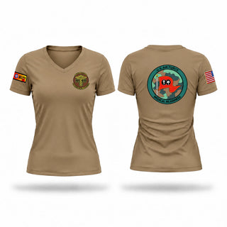 Womens Short Sleeve Vneck Shirt, 452 ASTS, Air Force, Teamtime, Team time, sublimation, custom sports apparel, team uniforms, spirit wear, spiritwear, sports uniforms, custom shirts, team store, custom team store, fundraiser sports, apparel fundraiser