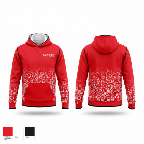 Hoodie, LADYBUGS, Softball, Teamtime, Team time, sublimation, custom sports apparel, team uniforms, spirit wear, spiritwear, sports uniforms, custom shirts, team store, custom team store, fundraiser sports, apparel fundraiser