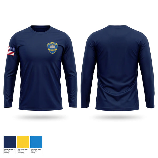 Long Sleeve Performance Shirt, Gretna Police Department, Police, Teamtime, Team time, sublimation, custom sports apparel, team uniforms, spirit wear, spiritwear, sports uniforms, custom shirts, team store, custom team store, fundraiser sports, apparel fundraiser