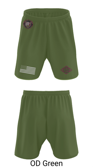 Athletic Shorts With Pockets, Ross Rangers, Army, Teamtime, Team time, sublimation, custom sports apparel, team uniforms, spirit wear, spiritwear, sports uniforms, custom shirts, team store, custom team store, fundraiser sports, apparel fundraiser