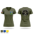 CLB-1 CLC-B 52553268 Women's Short Sleeve V-neck Shirt - 1