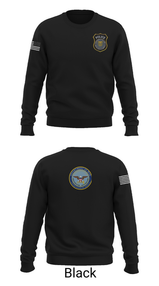 Crew Neck Sweatshirt, DEPARTMENT OF THE ARMY CIVILIAN POLICE, Army, Teamtime, Team time, sublimation, custom sports apparel, team uniforms, spirit wear, spiritwear, sports uniforms, custom shirts, team store, custom team store, fundraiser sports, apparel fundraiser