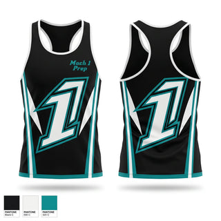 Mens Track Singlet, Mach 1 Prep, Track & Field, Teamtime, Team time, sublimation, custom sports apparel, team uniforms, spirit wear, spiritwear, sports uniforms, custom shirts, team store, custom team store, fundraiser sports, apparel fundraiser