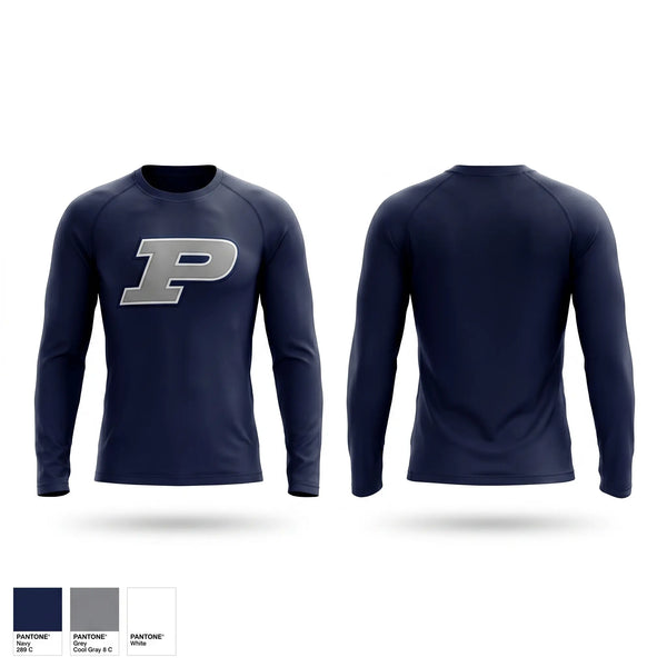 Long Sleeve Performance Shirt, Plummer Middle School Basketball, Men's Basketball, Teamtime, Team time, sublimation, custom sports apparel, team uniforms, spirit wear, spiritwear, sports uniforms, custom shirts, team store, custom team store, fundraiser sports, apparel fundraiser