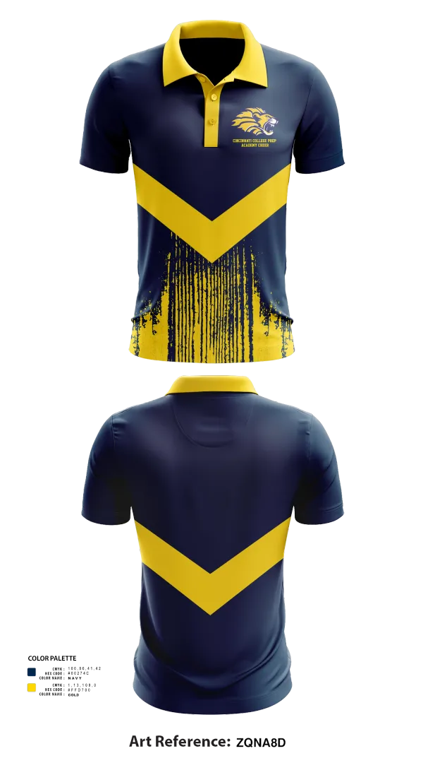 Short Sleeve Performance Polo, Cincinnati College Prep Academy Cheer, Cheer, Teamtime, Team time, sublimation, custom sports apparel, team uniforms, spirit wear, spiritwear, sports uniforms, custom shirts, team store, custom team store, fundraiser sports, apparel fundraiser