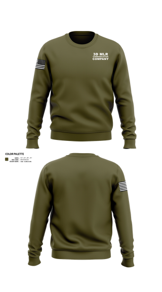 Crew Neck Sweatshirt, 3d MLR, Communication Company, Marines, Teamtime, Team time, sublimation, custom sports apparel, team uniforms, spirit wear, spiritwear, sports uniforms, custom shirts, team store, custom team store, fundraiser sports, apparel fundraiser