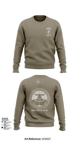Crew Neck Sweatshirt, 173RD ABN, Army, Teamtime, Team time, sublimation, custom sports apparel, team uniforms, spirit wear, spiritwear, sports uniforms, custom shirts, team store, custom team store, fundraiser sports, apparel fundraiser