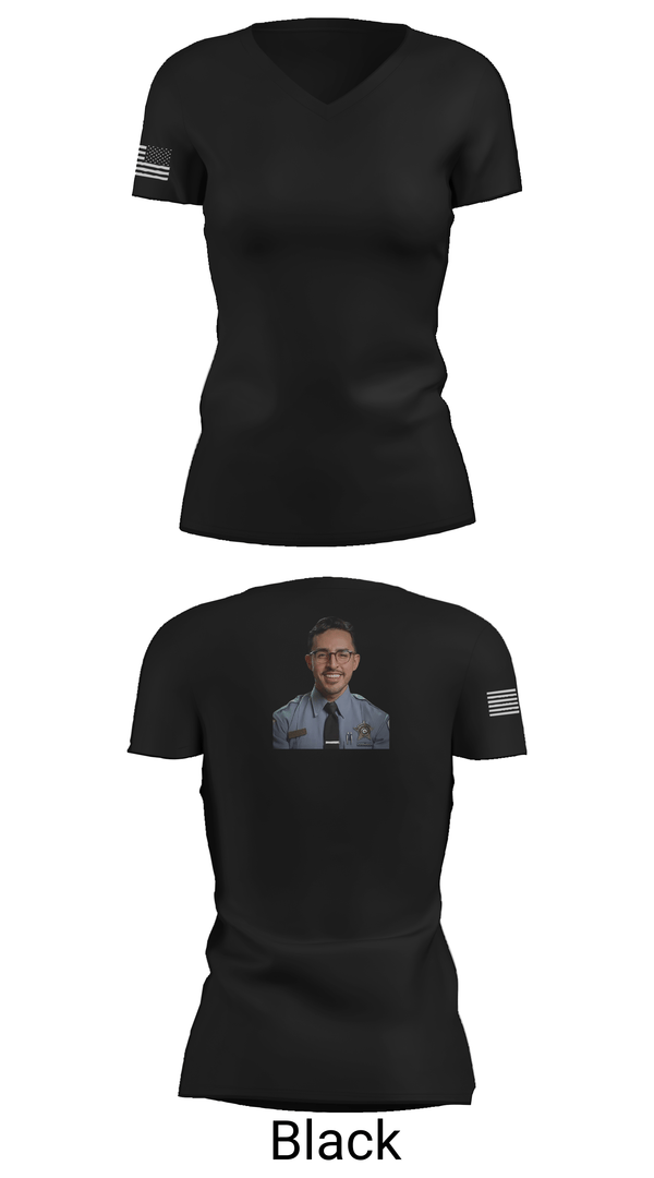Womens Short Sleeve Vneck Shirt, Priority Response Team A/2, Police, Teamtime, Team time, sublimation, custom sports apparel, team uniforms, spirit wear, spiritwear, sports uniforms, custom shirts, team store, custom team store, fundraiser sports, apparel fundraiser