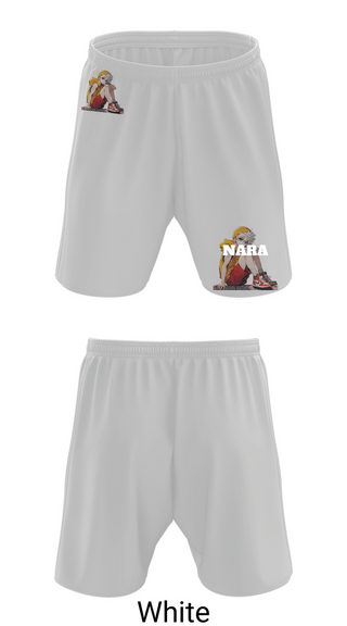 Athletic Shorts With Pockets, NARA, Men's Basketball, Teamtime, Team time, sublimation, custom sports apparel, team uniforms, spirit wear, spiritwear, sports uniforms, custom shirts, team store, custom team store, fundraiser sports, apparel fundraiser