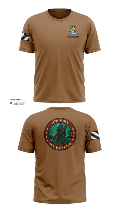 24th MDSB 11455369 Short Sleeve Performance Shirt - 110