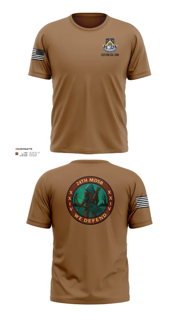 Old School Cotton Feel Shirt, 24th MDSB, Army, Teamtime, Team time, sublimation, custom sports apparel, team uniforms, spirit wear, spiritwear, sports uniforms, custom shirts, team store, custom team store, fundraiser sports, apparel fundraiser