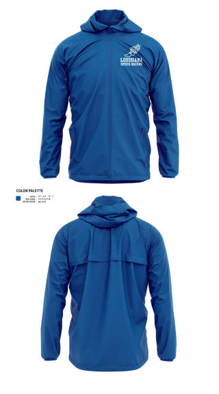 Windbreaker, Louisiana Speed Racers, Track & Field, Teamtime, Team time, sublimation, custom sports apparel, team uniforms, spirit wear, spiritwear, sports uniforms, custom shirts, team store, custom team store, fundraiser sports, apparel fundraiser
