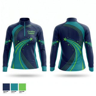 Quarter Zip Jacket, Carolina Comets, Baseball, Teamtime, Team time, sublimation, custom sports apparel, team uniforms, spirit wear, spiritwear, sports uniforms, custom shirts, team store, custom team store, fundraiser sports, apparel fundraiser