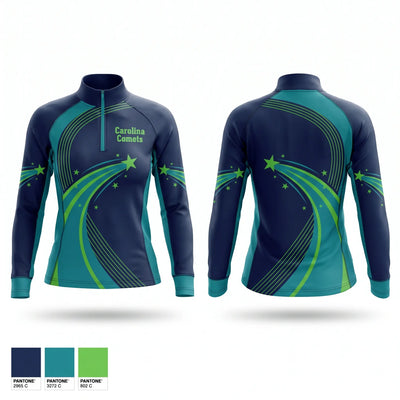 Carolina Comets 9253748 Quarter Zip Jacket - 1
