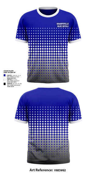 Short Sleeve Performance Shirt, Sharpsville Blue Devils, , Teamtime, Team time, sublimation, custom sports apparel, team uniforms, spirit wear, spiritwear, sports uniforms, custom shirts, team store, custom team store, fundraiser sports, apparel fundraiser